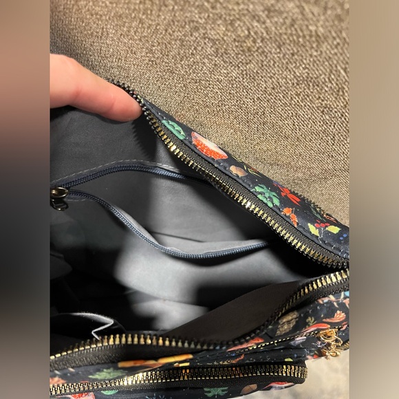 🍄MUSHROOM & FERN 🌿 Nylon Crossbody Purse - Picture 3 of 3